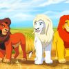 Simba Kimba And Kovu paint by numbers