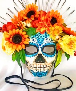 Sugar Skull paint by numbers