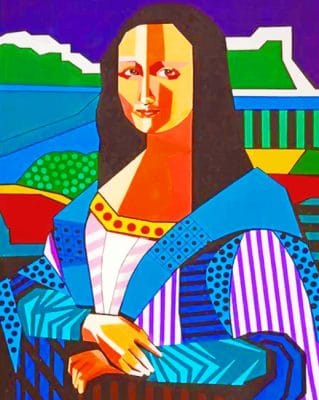 Mona Lisa paint by numbers