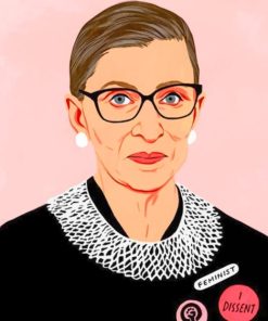 Ruth Bader Ginsburg Paint by numbers