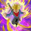 super saiyan trunks paint by numbers