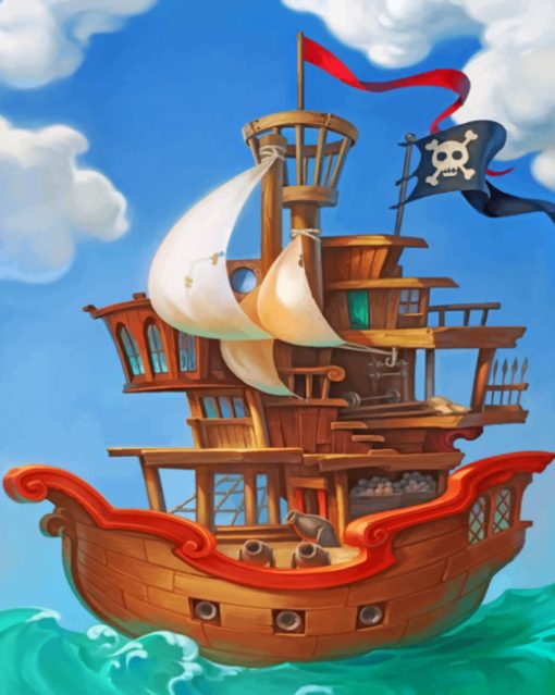 pirate-ship-paint-by-numbers