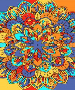 Mandala Art Paint by numbers