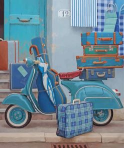 vintage-scoooter-and-bags-paint-by-number