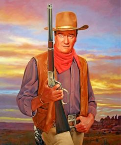 john-wayne-cowboy-paint-by-number