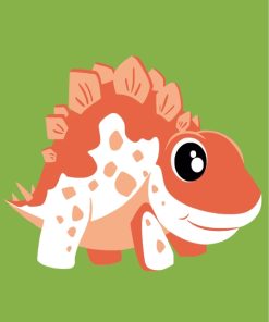 orange-dinosaur-paint-by-numbers