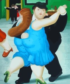 Botero Fat Dancers Paint by numbers