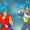 Goku And Vegeta paint by numbers