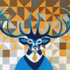 abstract-mr-deer-paint-by-numbers