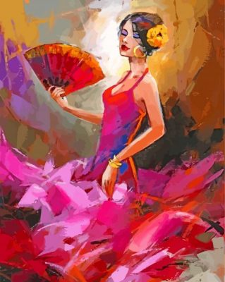 flamenco-lady-dancer-paint-by-number