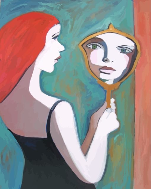 girl-in-the-mirror-paint-by-numbers