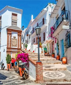 Frigiliana Spain paint by numbers