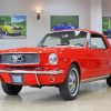 Red 1966 Ford Mustang Paint By Numbers