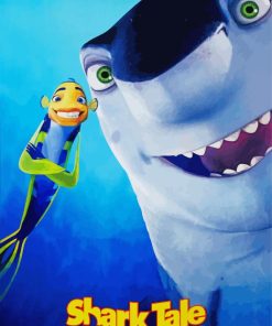 Shark Tale Poster Paint By Numbers