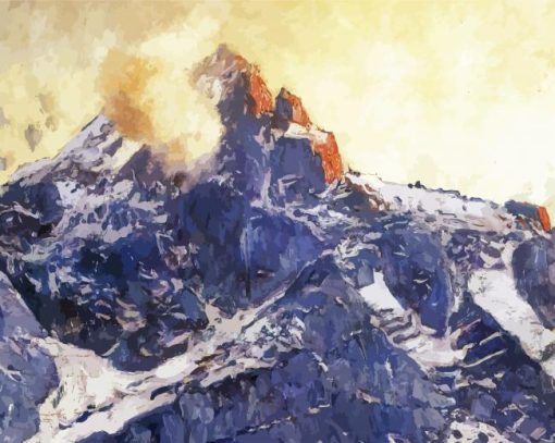 Zugspitze Art Paint By Numbers