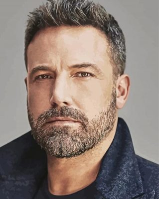 Cool Ben Affleck Paint By Numbers