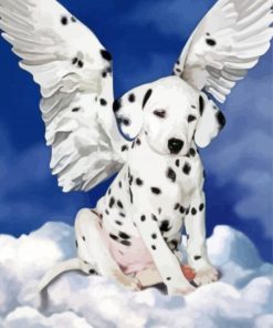 Dalmatian Angel Puppy Paint By Numbers