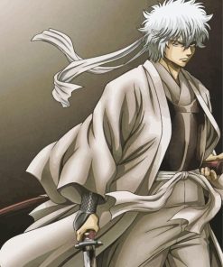 Gintoki Gintama Character Paint By Numbers