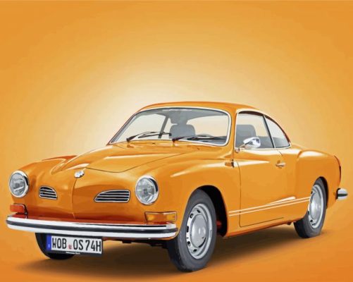 Karmann Ghia Car Paint By Numbers