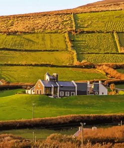 Natural Irish Countryside Paint By Numbers