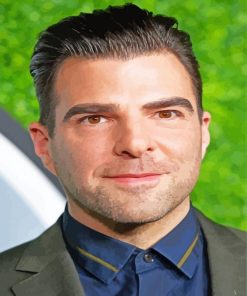 The American Actor Zachary Quinto Paint By Numbers