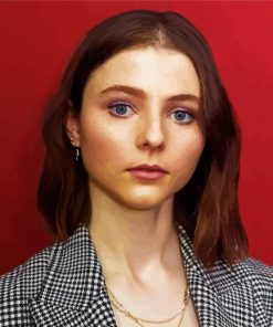 Beautiful Actress Thomasin McKenzie Paint By Numbers