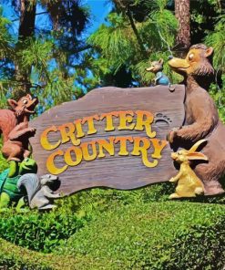 DisneyLand Critter Country Paint By Numbers