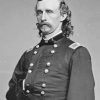 George Custer Black And White Paint By Numbers