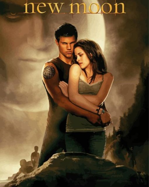 The Twilight New Moon Poster Paint By Numbers