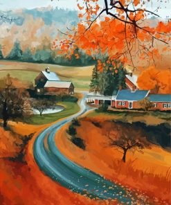 Autumn New England Art Paint By Numbers