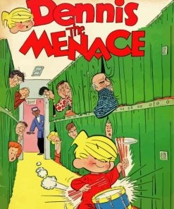 Dennis The Menace Cartoon Paint By Numbers