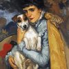 Retro Lady And Dog Paint By Numbers