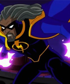 Super Static Shock Paint By Numbers