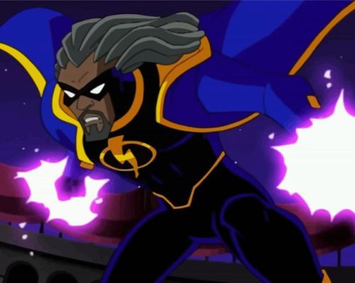 Super Static Shock Paint By Numbers