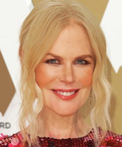 The Actress Nicole Kidman Paint By Numbers