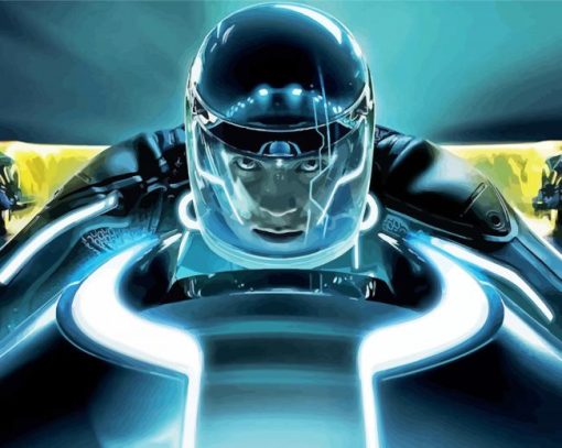 Tron Legacy Movie Paint By Numbers