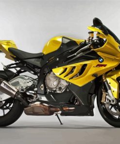 Yellow Bmw S1000rr Paint By Numbers