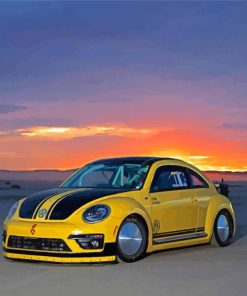 Beetle GSR At Sunset Paint By Numbers