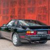 Classic Black Porsche 944 Turbo Paint By Numbers