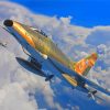 F100 Super Sabre Aircraft Paint By Numbers