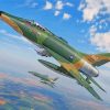 F100 Super Sabre Military Jet Fighter Paint By Numbers