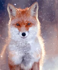 Fox Snow Paint By Numbers