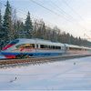 Sapsan Train In Snow Paint By Numbers