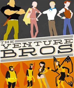 Venture Brothers Illustration Poster Paint By Numbers