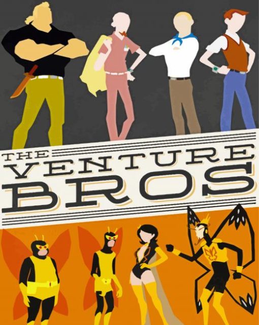 Venture Brothers Illustration Poster Paint By Numbers