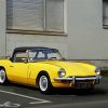 Vintage Triumph Spitfire MK3 Yellow Car Paint By Numbers