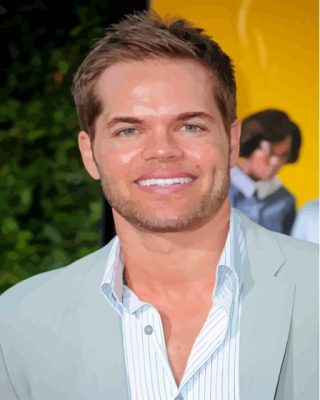 Wes Chatham Smiling Paint By Numbers