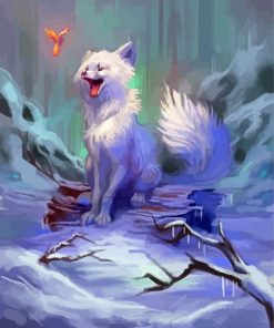 Aesthetic Polar Fox Paint By Numbers