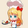 Cute Girl Chef Paint By Numbers