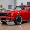 Red Fastback Mustang Paint By Numbers